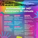 Ushuaia celebra su 140° aniversario con un mes de actividades culturales, deportivas y homenajes