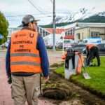 Personal del Municipio de Ushuaia Realizó Trabajos de Puesta en Valor del Paseo de las Rosas