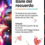 Ushuaia se prepara para el ‘Baile del Recuerdo’ con música de los ‘80 y ‘90