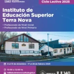 Ushuaia: abren inscripciones al ciclo lectivo 2025 del Instituto “Terra Nova”