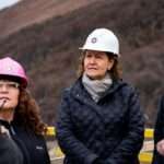 Avanza la renovación del Glaciar Martial con la llegada de columnas para el nuevo medio de elevación