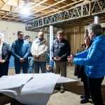 El Gobernador Melella recorrió la obra del centro de Abordaje Integral de Salud Mental en Río Grande