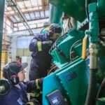 Tolhuin: finalizó con éxito la primera etapa de reparación del sistema eléctrico en la usina