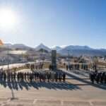 Ushuaia conmemoró el 213º aniversario del Éxodo Jujeño con un emotivo acto en la Plaza Manuel Belgrano